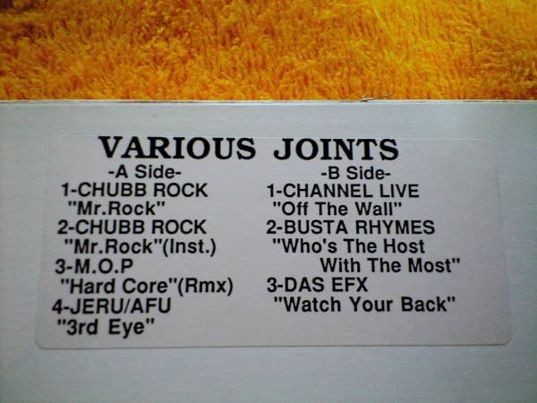 Various - Various Joints (12", W/Lbl)