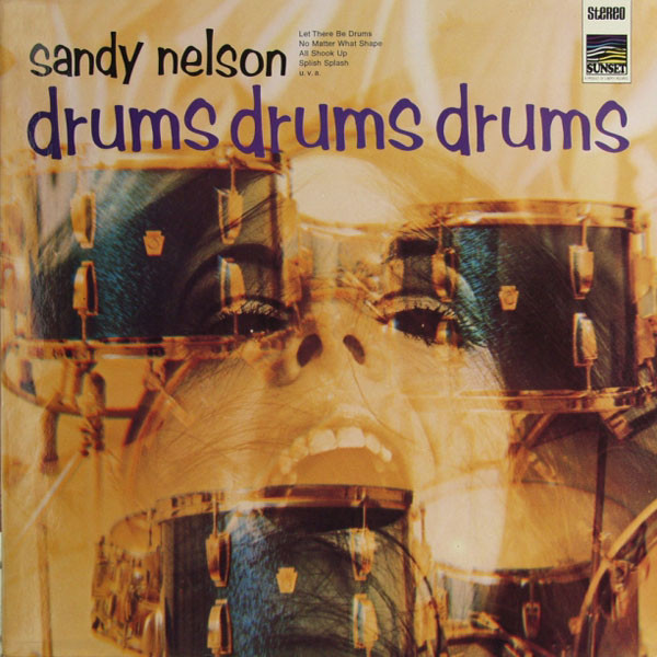 Sandy Nelson - Drums, Drums, Drums! (LP, Comp, RP)