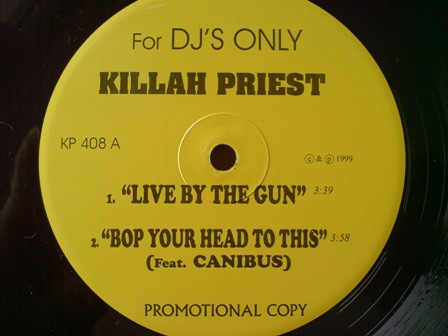 Killah Priest / Screwball - Live By The Gun / On The Real (12", Unofficial)