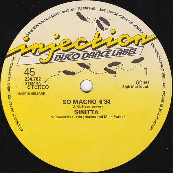 Sinitta - So Macho (12")