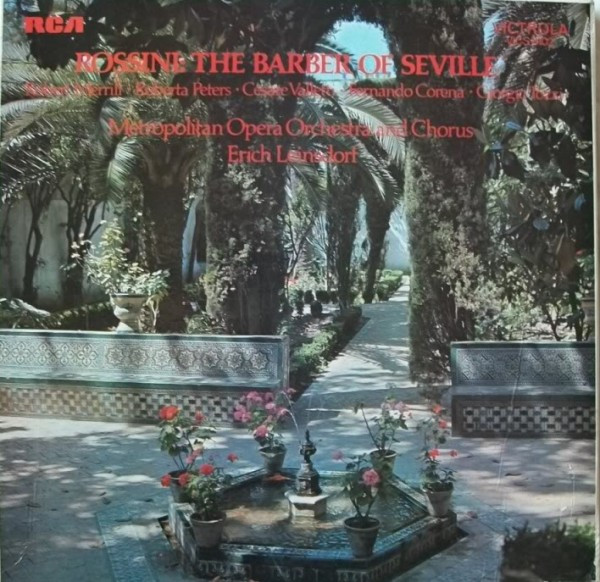 Rossini* - Robert Merrill, Roberta Peters, Cesare Valletti, Fernando Corena, Giorgio Tozzi, Metropolitan Opera Orchestra* And Chorus*, Erich Leinsdorf - The Barber Of Seville (3xLP, Album, RE + Box)
