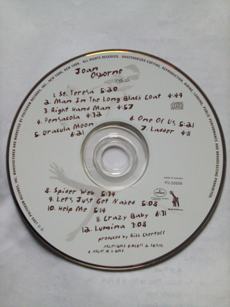 Joan Osborne - Relish (CD, Album, Club, CRC)