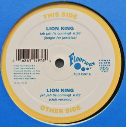 Lion King (3) - Jah Jah (Is Coming) (12")