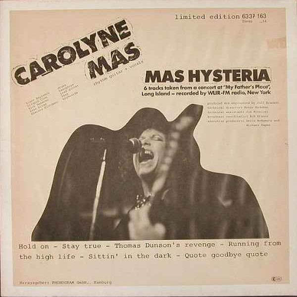 Carolyne Mas - Mas Hysteria (LP, Album, Ltd)
