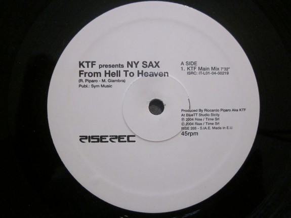KTF Presents NY Sax - From Hell To Heaven (12")