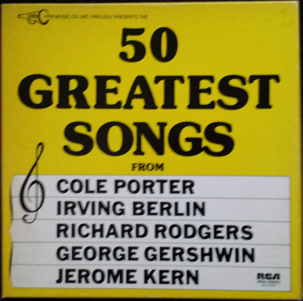 Various - 50 Greatest Songs From Cole Porter, Irving Berlin, Richard Rodgers, George Gershwin, Jerome Kern (5xLP, Comp + Box)