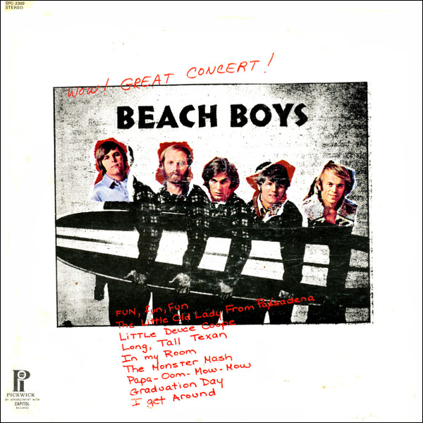 The Beach Boys - Wow! Great Concert! (LP, Album, RE)