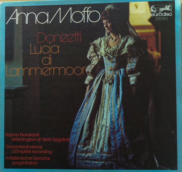 Donizetti* - Anna Moffo - Lucia Di Lammermoor (2xLP)