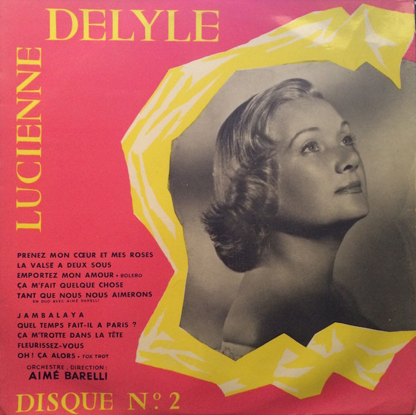 Lucienne Delyle - Disque Nº 2 (10", Album, Mono)