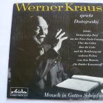 Werner Krauß Spricht Fyodor Dostoevsky - Mensch In Gottes Schöpfung (10", Mono)