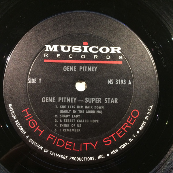 Gene Pitney - Super Star (LP, Album, Abr)