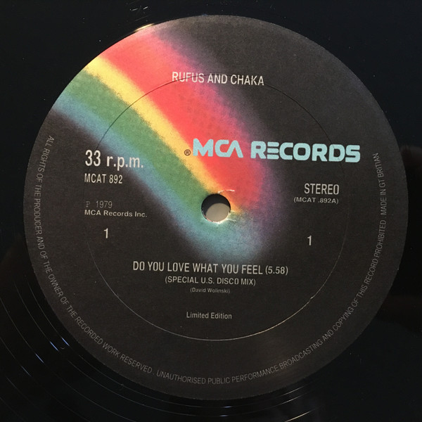 Rufus & Chaka Khan / The Crusaders - Do You Love What You Feel? / Street Life (12", Ltd)