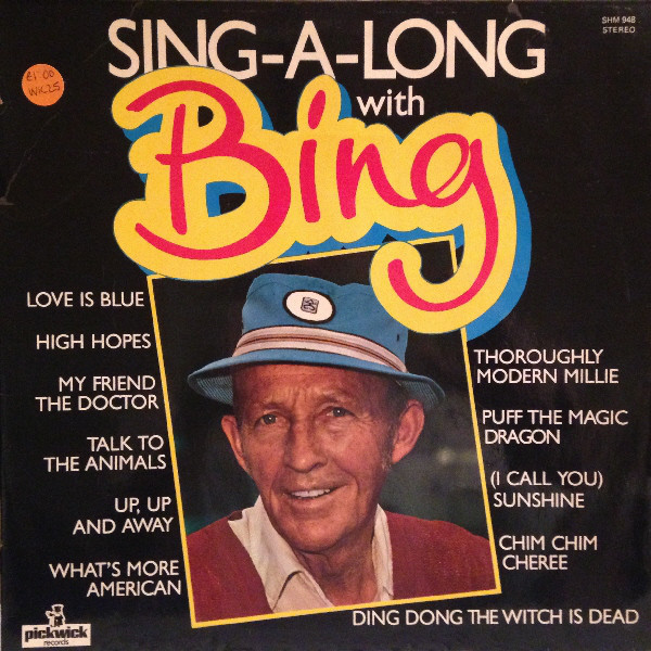 Bing Crosby - Sing-A-Long With Bing (LP, Album, RE)