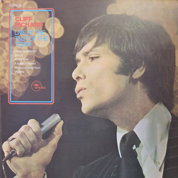 Cliff Richard - Live At The Talk Of The Town (LP, Album)