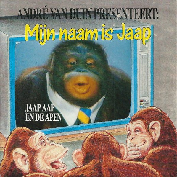 André van Duin Presenteert: Jaap Aap En De Apen - Mijn Naam Is Jaap / De Groetjes Van Ruud (CD, Single)