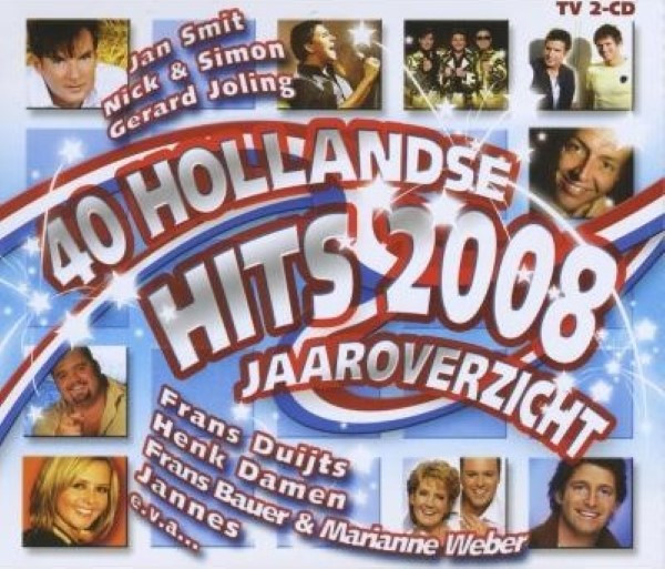 Various - 40 Hollandse Hits Jaaroverzicht 2008 (2xCD, Comp)