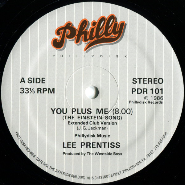 Lee Prentiss - You Plus Me (The Einstein Song) (12")