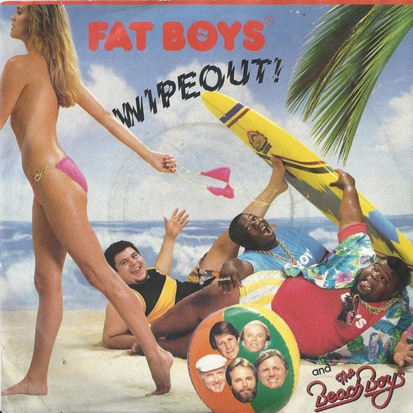 Fat Boys And The Beach Boys - Wipeout (7", Single, Red)