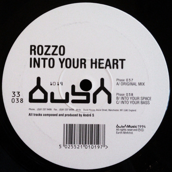 Rozzo - Into Your Heart (12", RP)