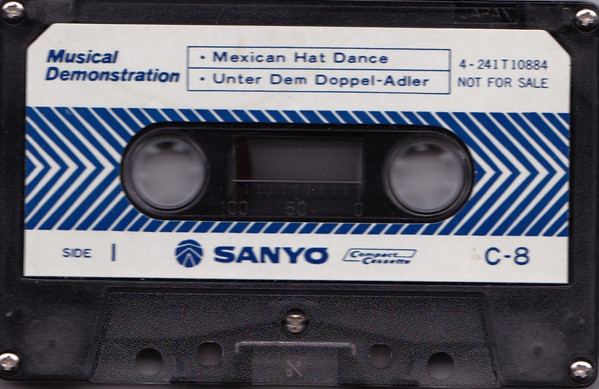 Unknown Artist - Sanyo C-8 Musical Demonstration Compact Cassette (Cass, S/Sided, Promo)