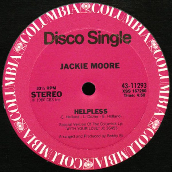 Jackie Moore - Helpless (12", Single)
