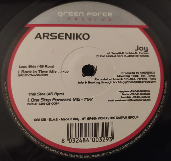 Arseniko - Joy (12")