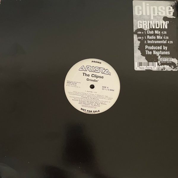 Clipse - Grindin' (12", Promo)