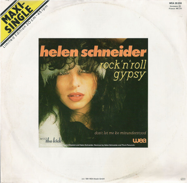 Helen Schneider With The Kick (2) - Rock 'N' Roll Gypsy (12", Maxi)