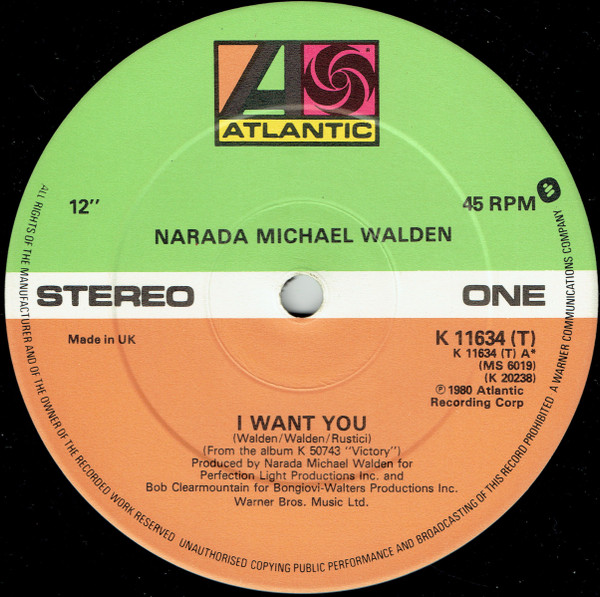 Narada Michael Walden - I Want You (12")