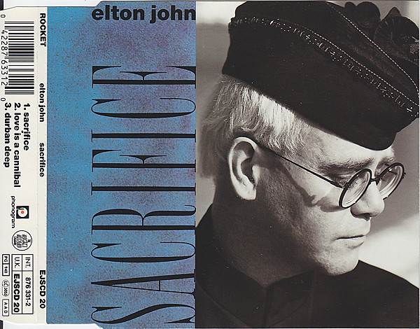 Elton John - Sacrifice (CD, Single)