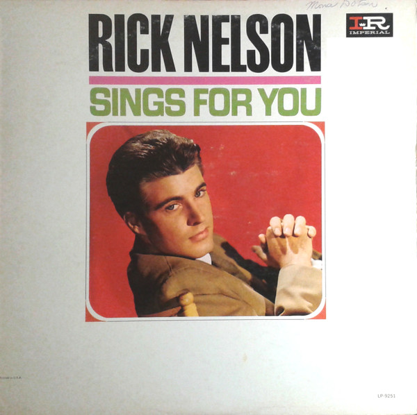 Ricky Nelson (2) - Rick Nelson Sings For You (LP, Comp)