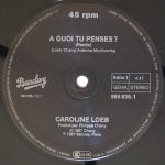 Caroline Loeb - A Quoi Tu Penses ? (12", Maxi) - Afbeelding 3