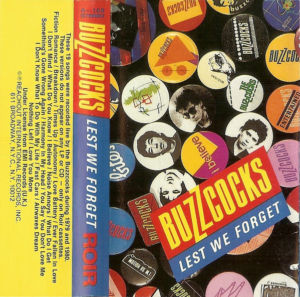 Buzzcocks - Lest We Forget (Cass, Album, Ele)