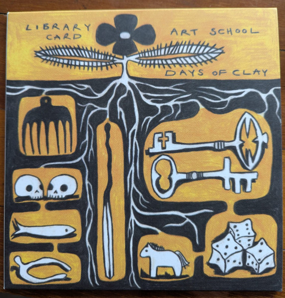 Library Card - Art School / Days Of Clay (7", Num, Red)