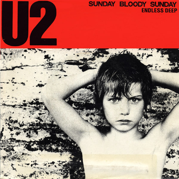 U2 - Sunday Bloody Sunday (7", Single, Lar)