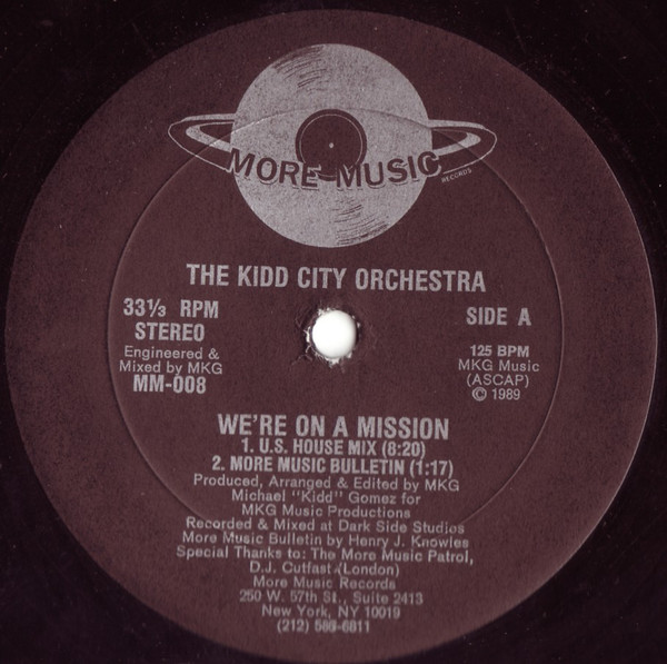 The Kidd City Orchestra - We're On A Mission (12")