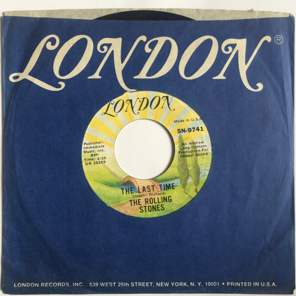 The Rolling Stones - The Last Time (7", Single, RE)