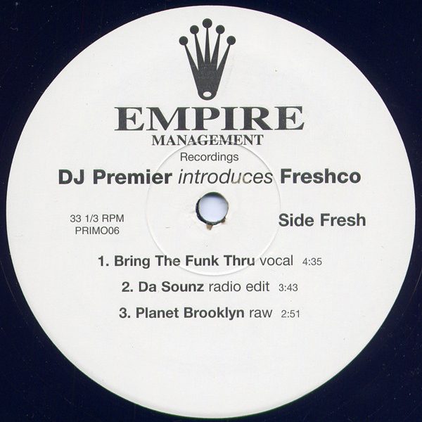 Freshco - DJ Premier Introduces Freshco (12", Unofficial)