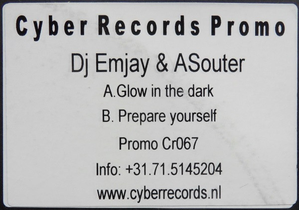 Dj Emjay* & ASouter* - Glow In The Dark (12", Promo)