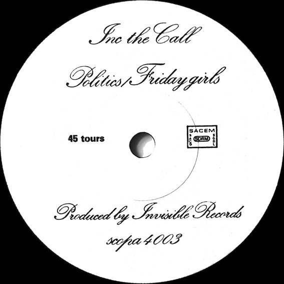 Incontinents - Politics / Friday Girls (7", Single)