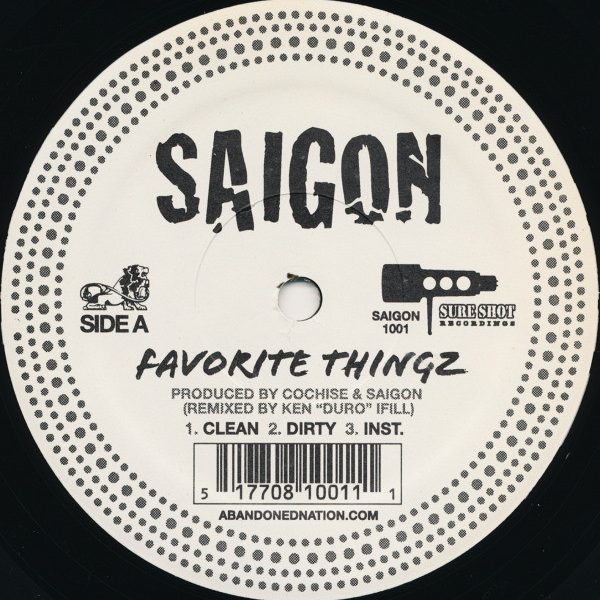 Saigon - Favorite Thingz / Come Again (12")