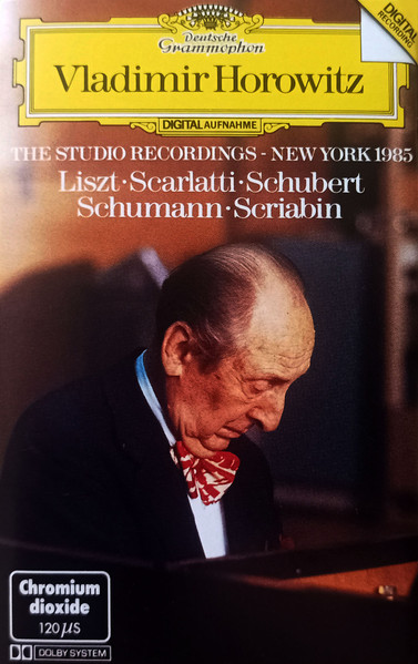 Vladimir Horowitz - The Studio Recordings - New York 1985: Liszt, Scarlatti, Schubert, Schumann, Scriabin (Cass, Album, Dol)