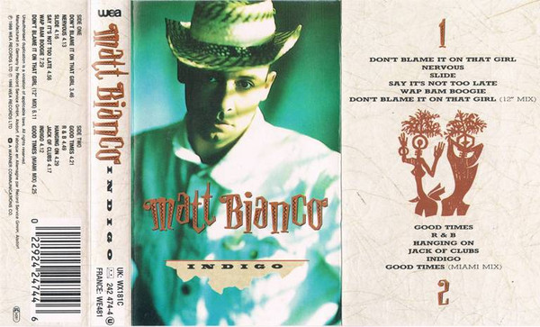 Matt Bianco - Indigo (Cass, Album)