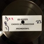 DJ Gizzy - Choice of Behaviour (12", Promo)