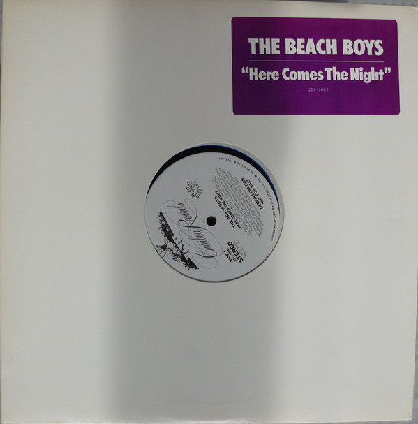 The Beach Boys - Here Comes The Night (12", Promo, Blu)
