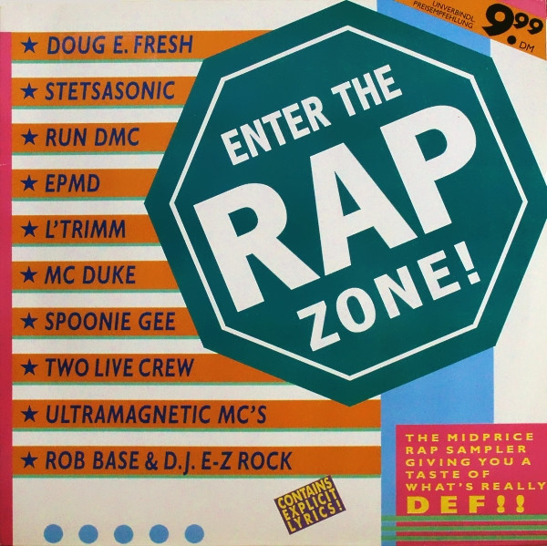 Various - Enter The Rap Zone! (LP, Comp)