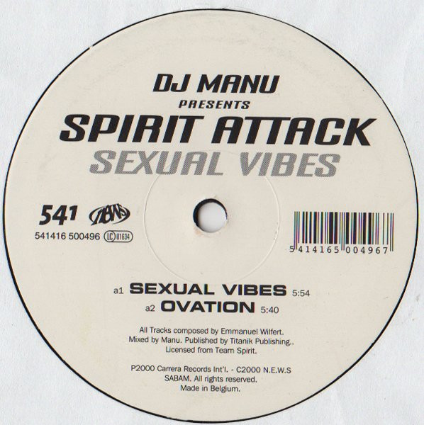 DJ Manu Presents Spirit Attack - Sexual Vibes (12")