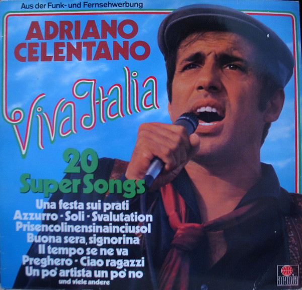 Adriano Celentano - Viva Italia (20 Super Songs) (LP, Comp)