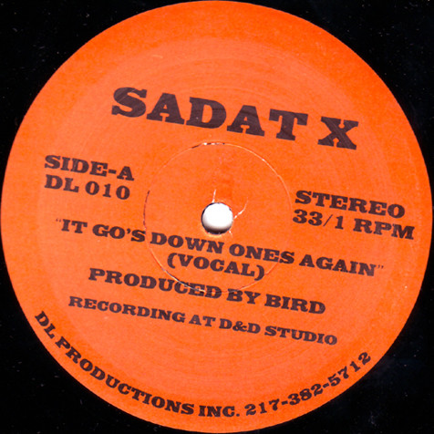 Sadat X - It Go's Down Ones Again (12")
