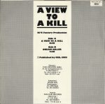 DJ's Factory - A View To A Kill (12", Ltd, Whi) - Afbeelding 2